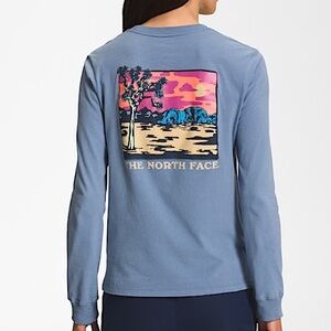 The North Face Blue Injection Long Sleeve Tee